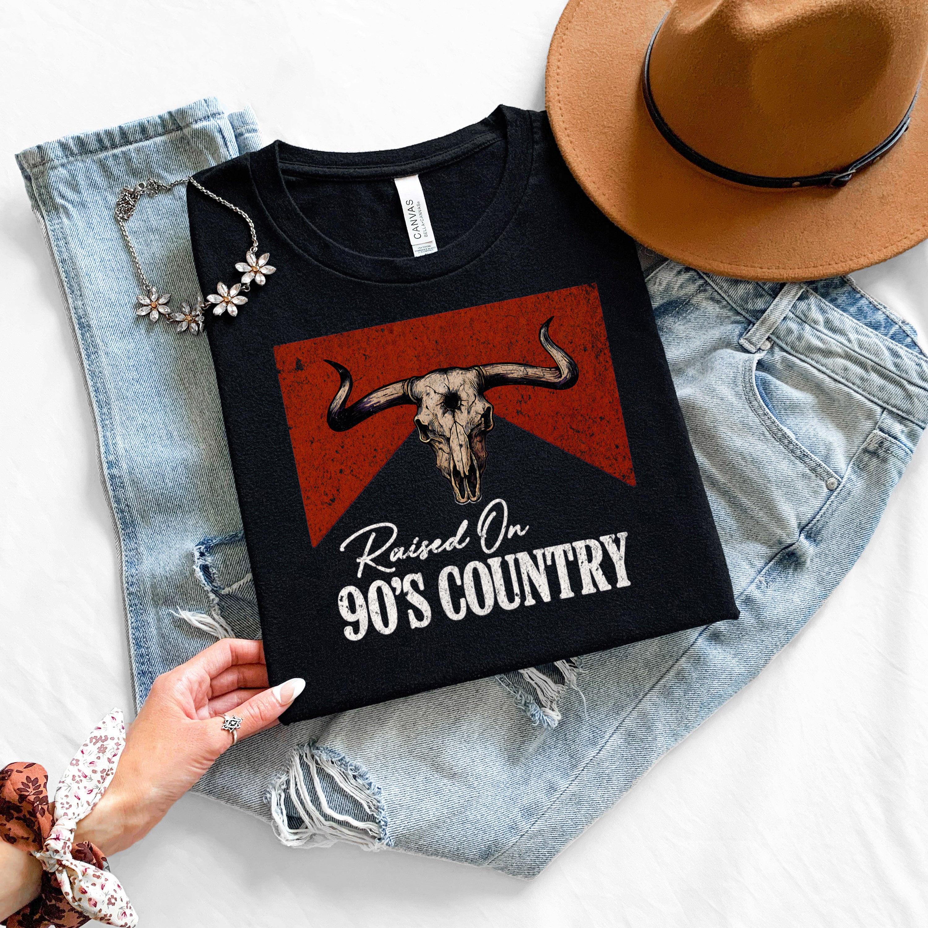 Raised on 90s country tshirt