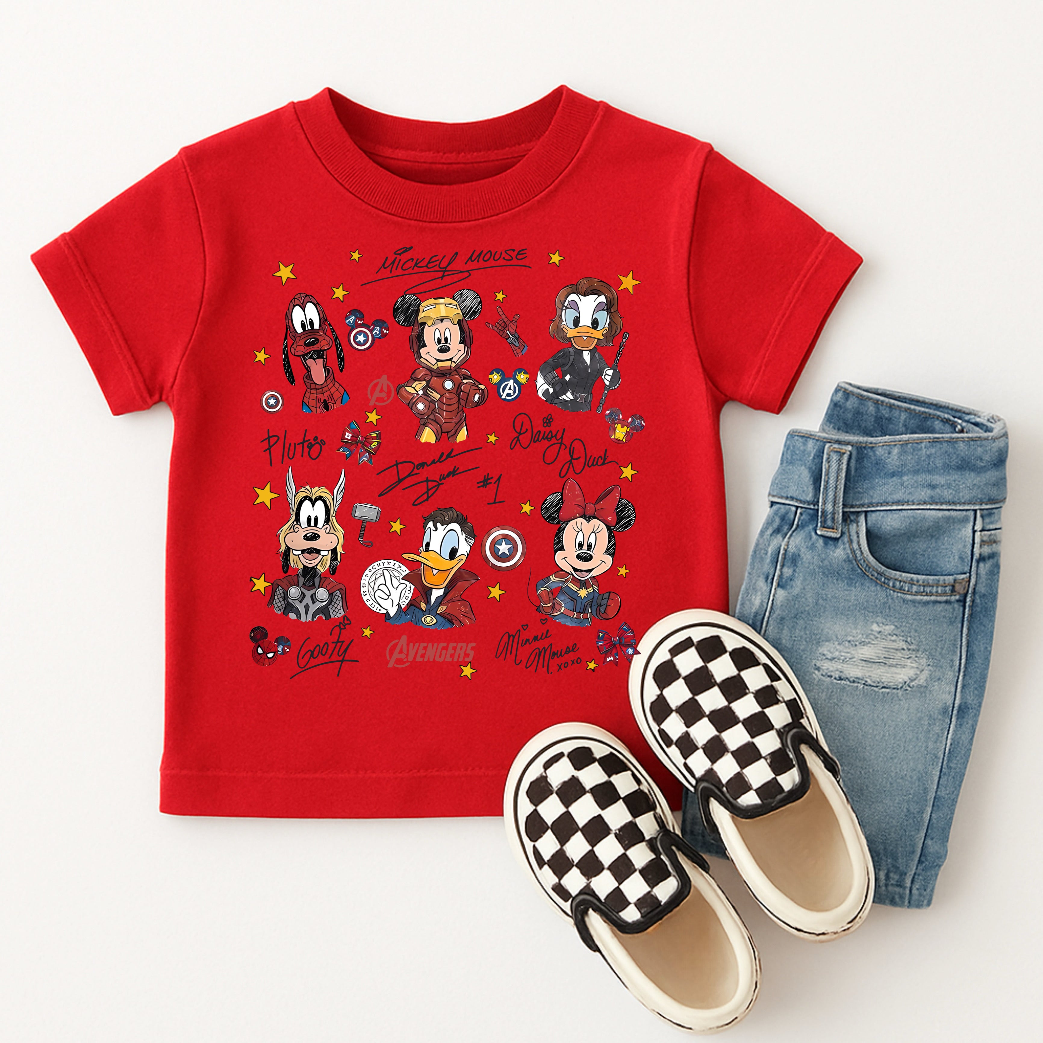 Sensational Six Avengers T shirt