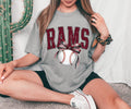 Rams Baseball Bow Tshirt