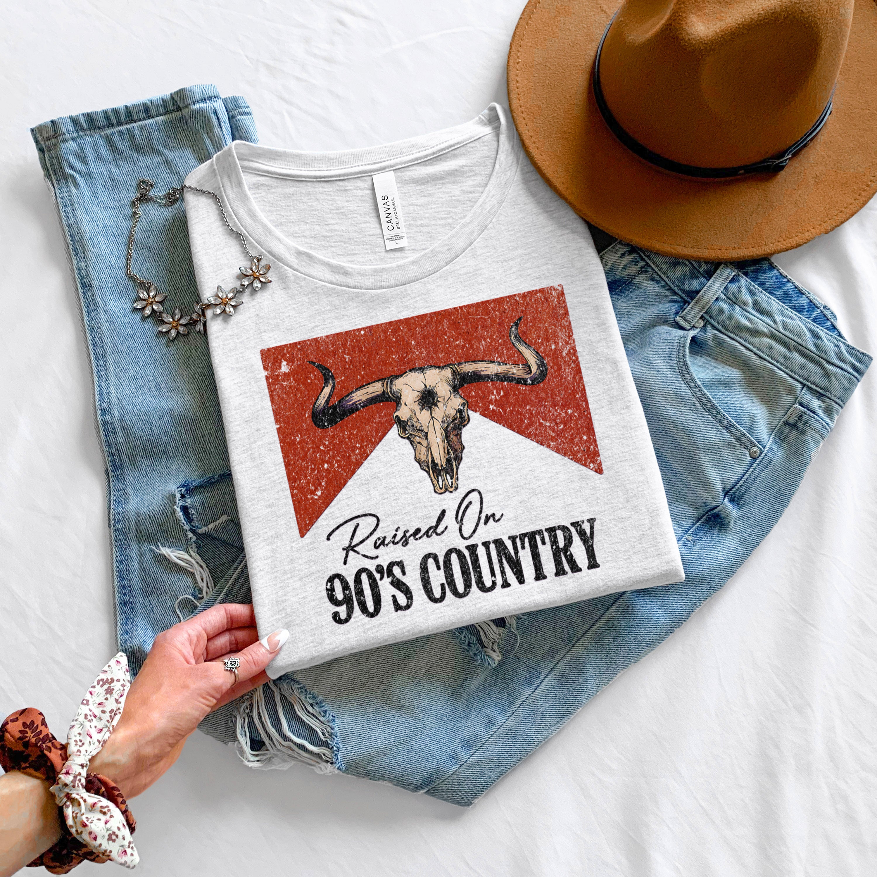 Raised on 90s country tshirt