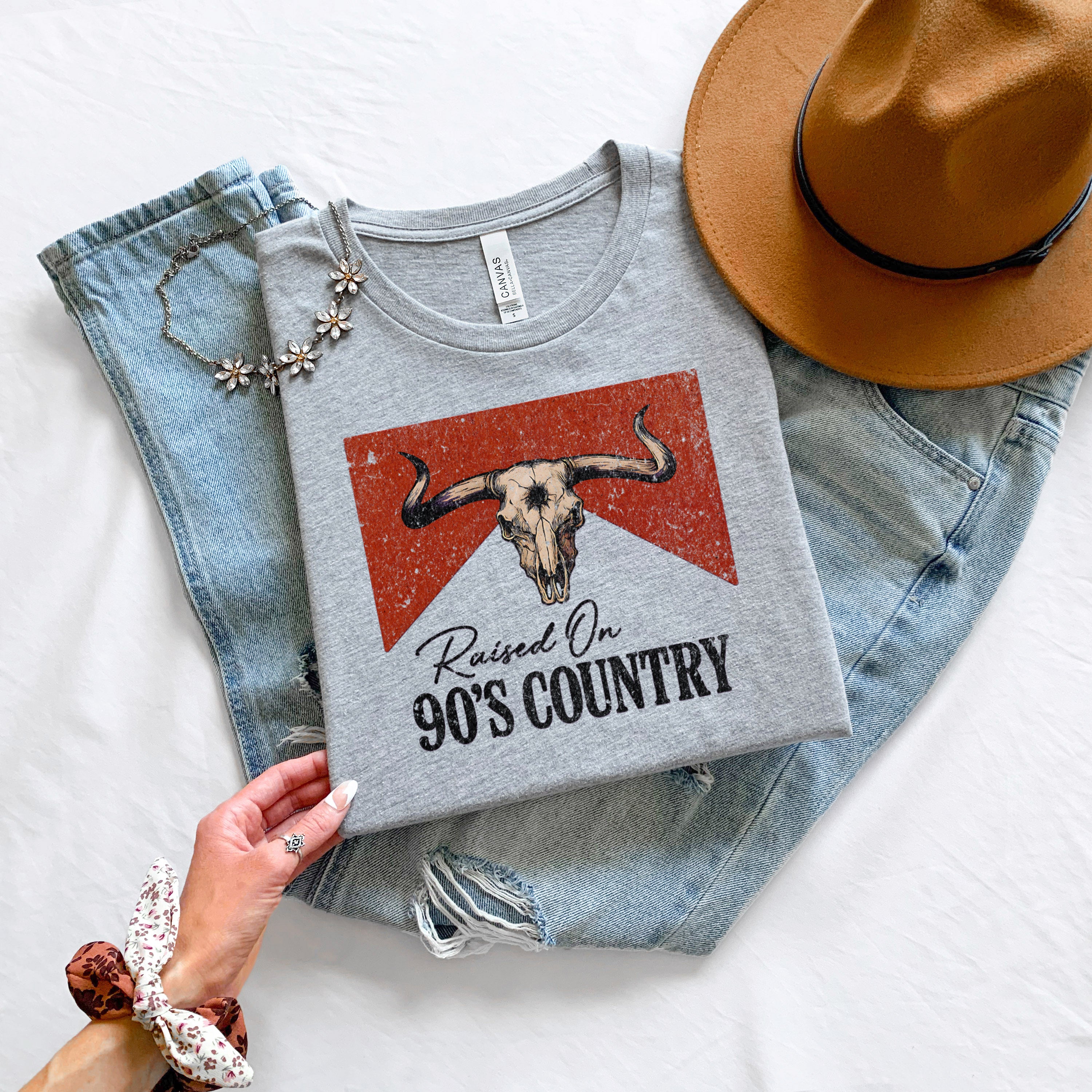 Raised on 90s country tshirt