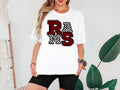 RAMS checkered pattern Tshirt
