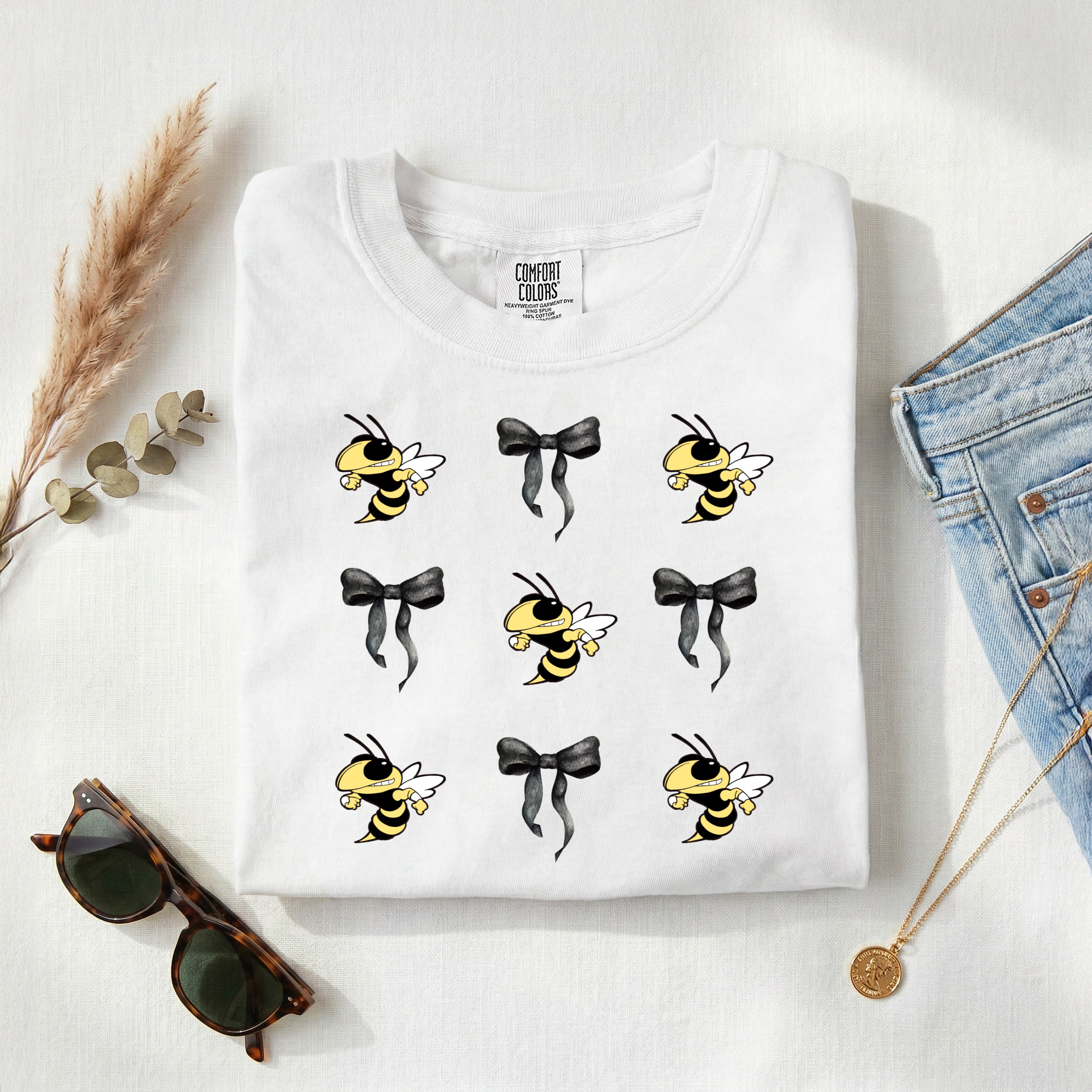 Jackets School Spirit Bows T shirt