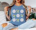 Blue & yellow volleyball T shirt