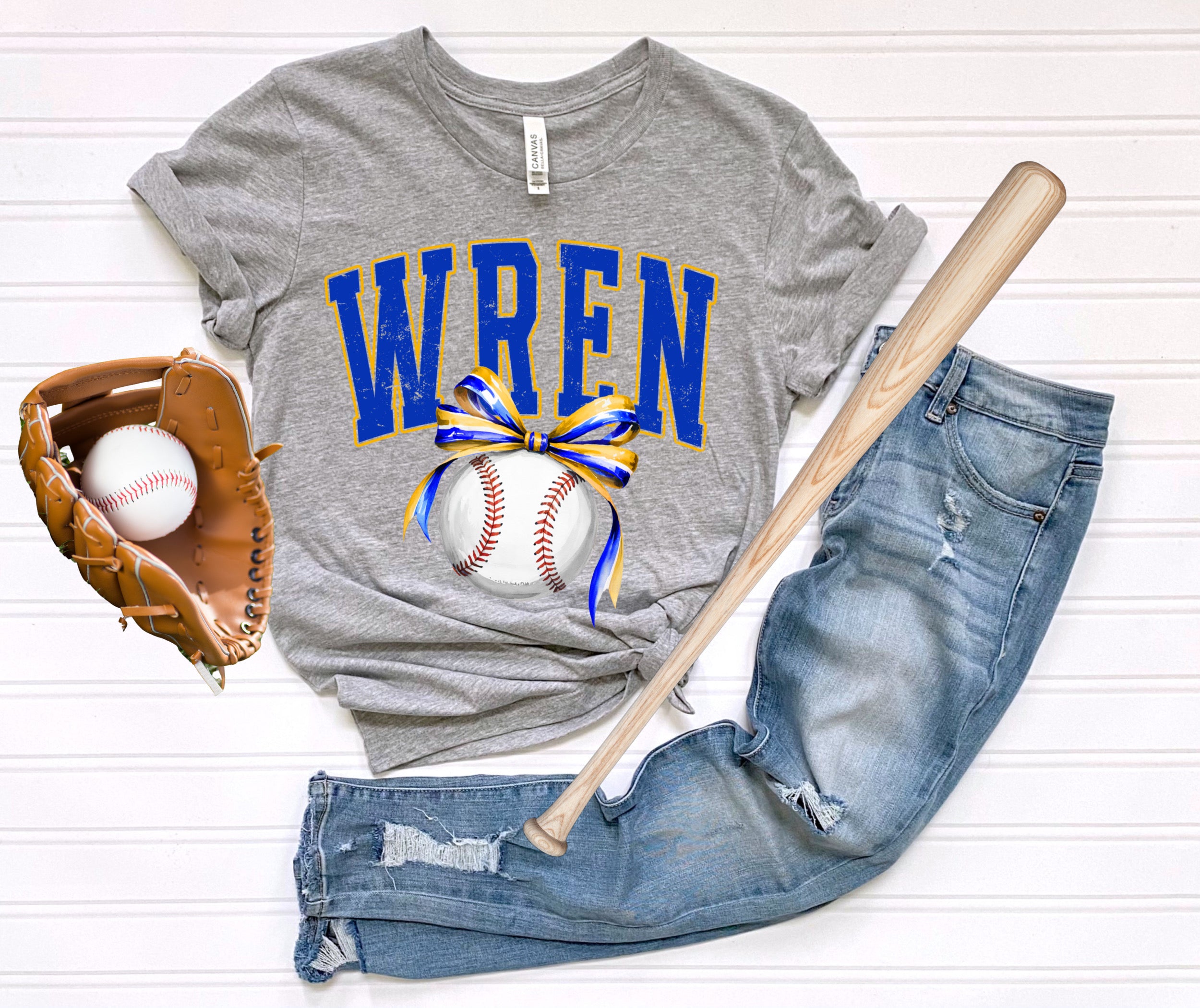 Wren baseball bow T Shirt