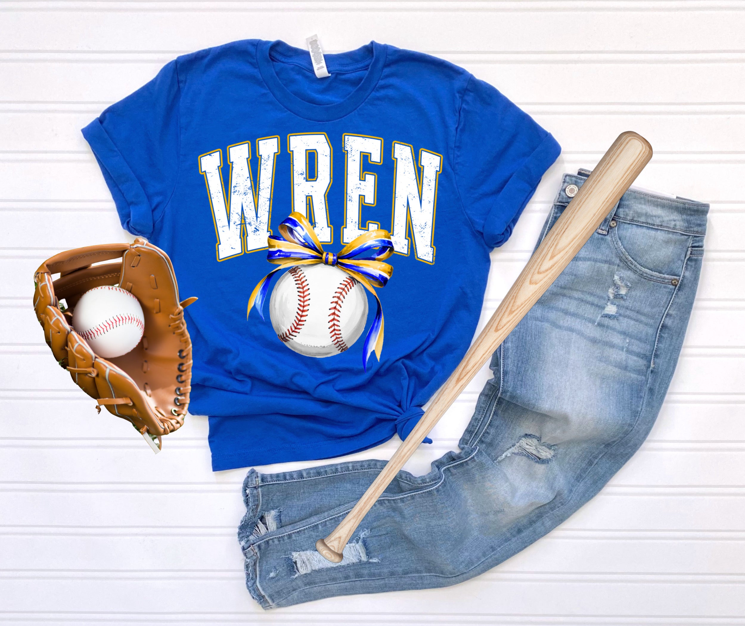 Wren baseball bow T Shirt